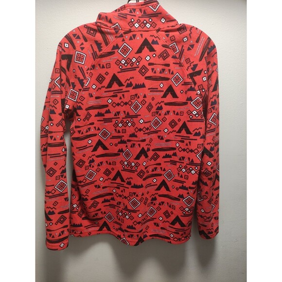 Eddie Bauer Women's Quest Fleece Southwestern Design 1/4-Zip L - Picture 3 of 3